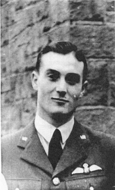 Photograph of Flying Officer John Gordon Byrne in uniform