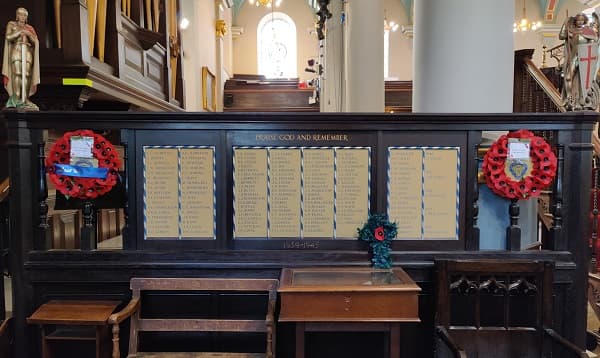 Photograph of memorial panels