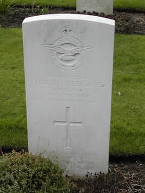 Photograph of gravestone of Donald Alfred Ross Colegate